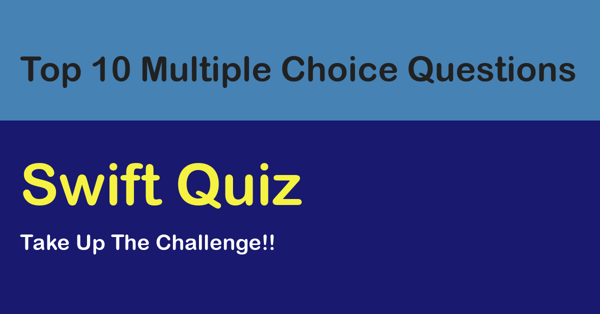 swift programming language quiz