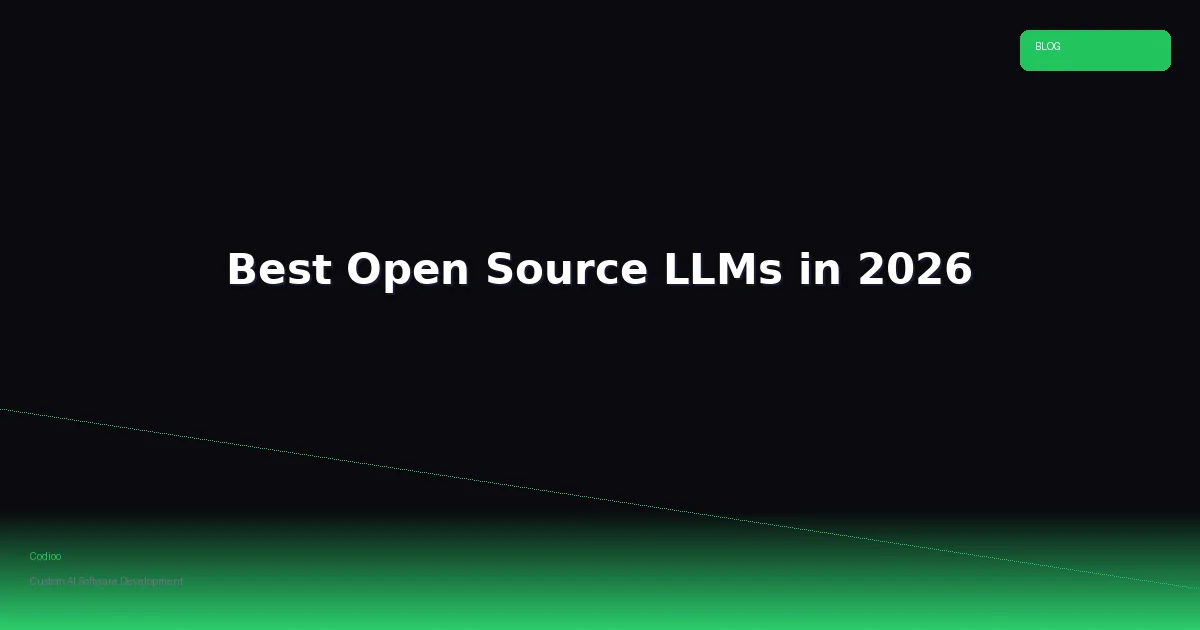 Best Open Source LLMs in 2026