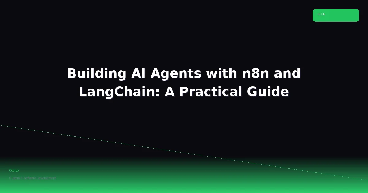 Building AI Agents with n8n and LangChain: A Practical Guide