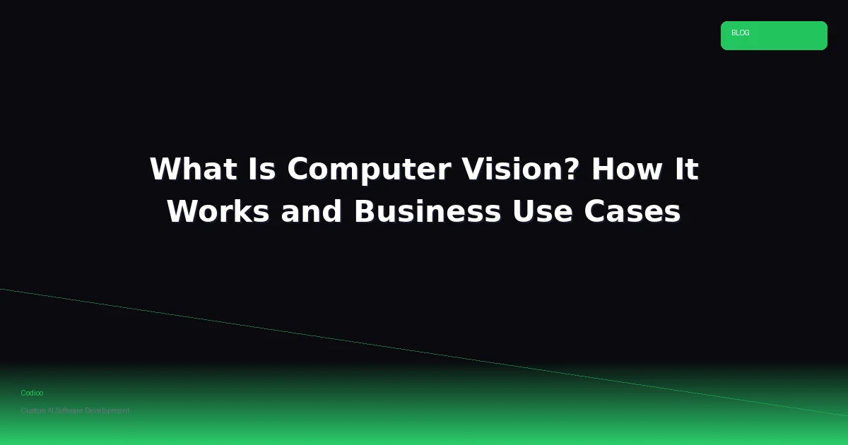 What Is Computer Vision? How It Works and Business Use Cases